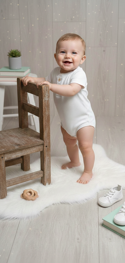 Foto Body Waffle Premium Off-White – Conforto e Elegância Natural