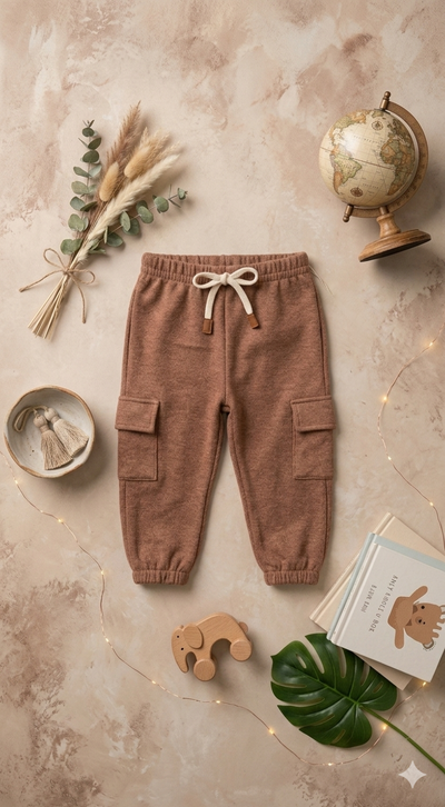 Foto Calça Cargo Confort em Moletom