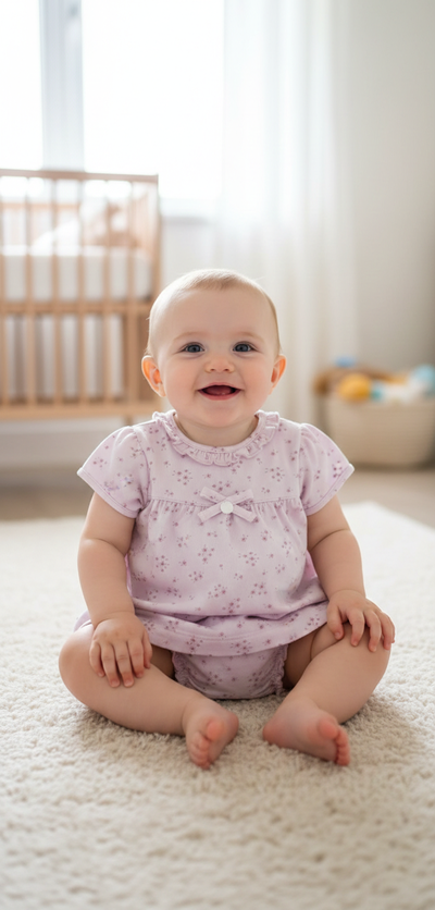 Foto Vestido Bunny Garden: Charme e Delicadeza em Lavanda