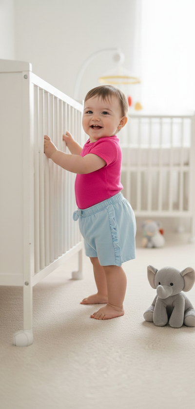 Foto Shorts Conforto com Laço e Babados Laterais