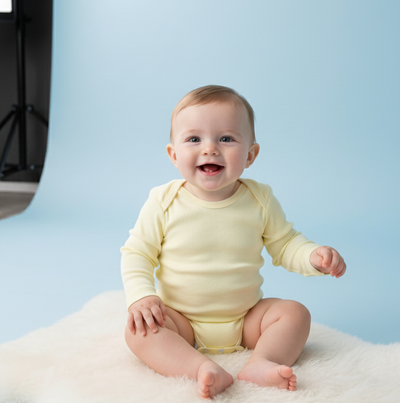 Foto BODY UNISSEX MANGA LONGA EM SUEDINE