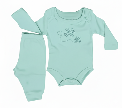 FotoConjunto Bebê unissex em suedini