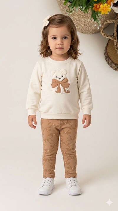 Foto Conjunto Ursinha Laço 🎀🧸