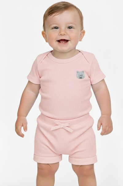 Foto CONJUNTO BODY E BERMUDA CANELADO