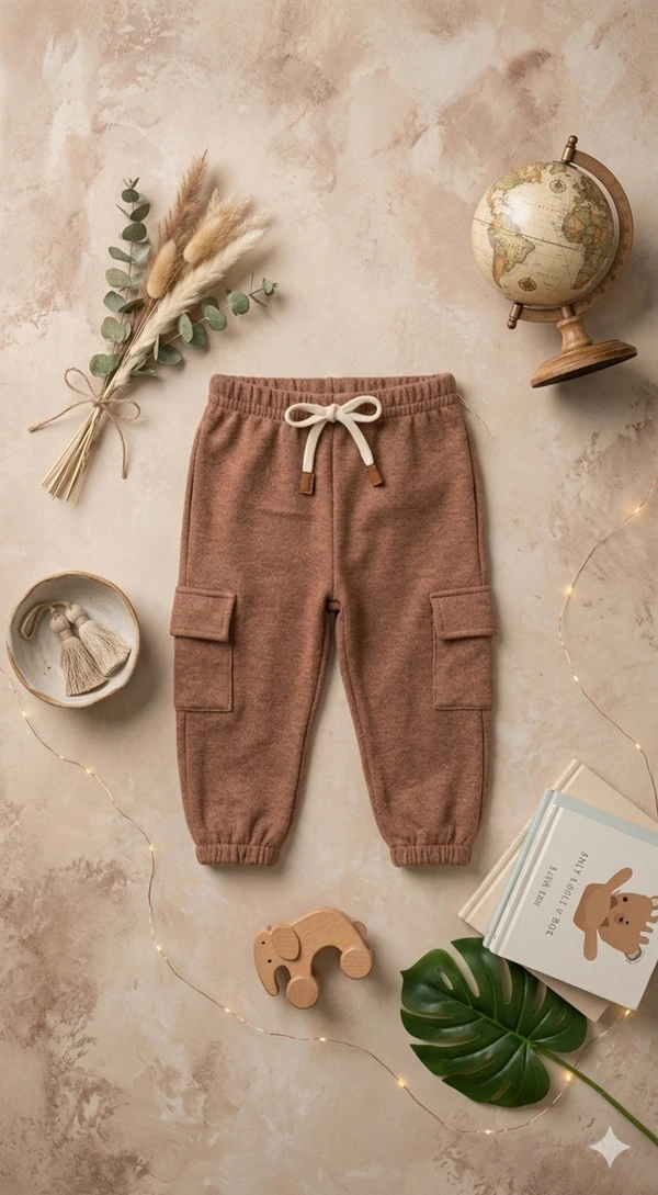 Calça Cargo Confort em Moletom