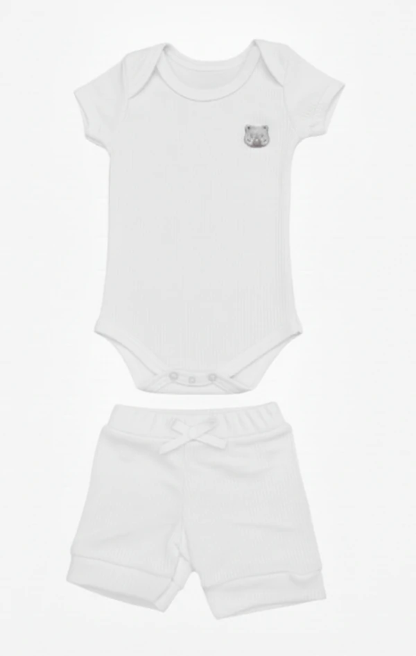 CONJUNTO BODY E BERMUDA CANELADO