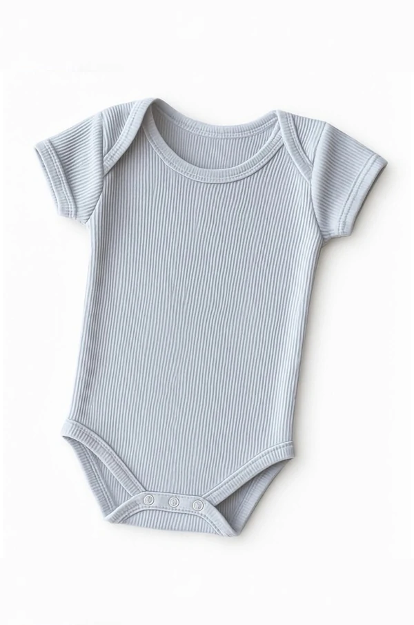 Body Canelado Infantil 100% Algodão Bebê