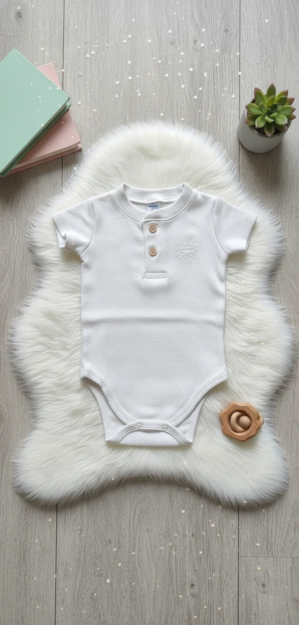 Body Waffle Premium Off-White – Conforto e Elegância Natural