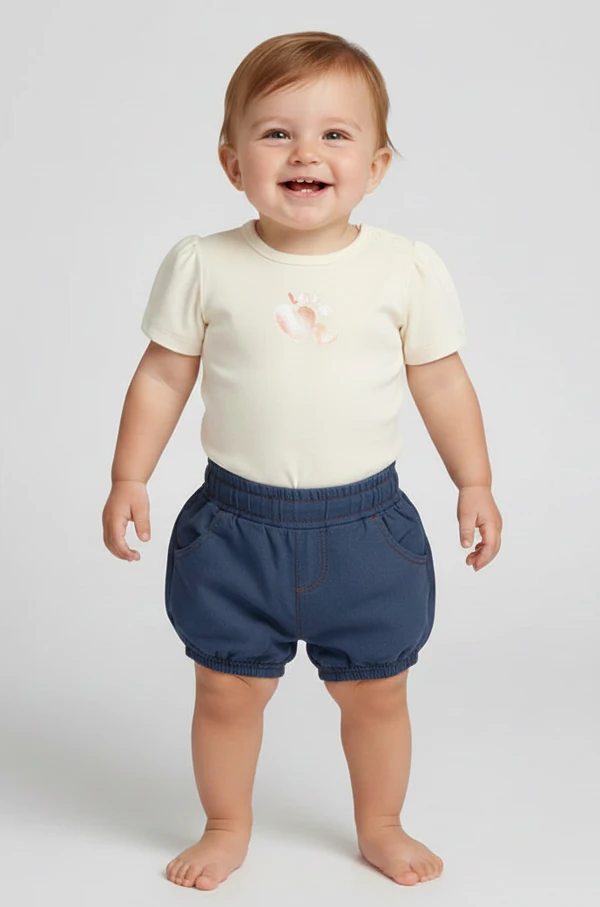 CONJUNTO BODY E SHORTS