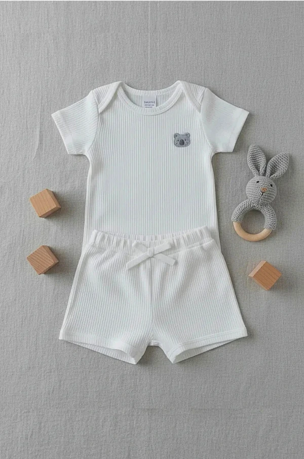 Body Canelado Infantil DCKids – Conforto 100% Algodão