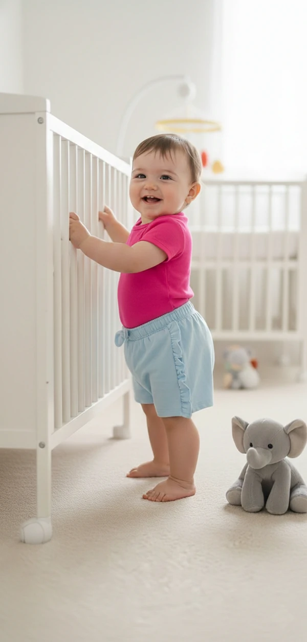 Shorts Conforto com Laço e Babados Laterais