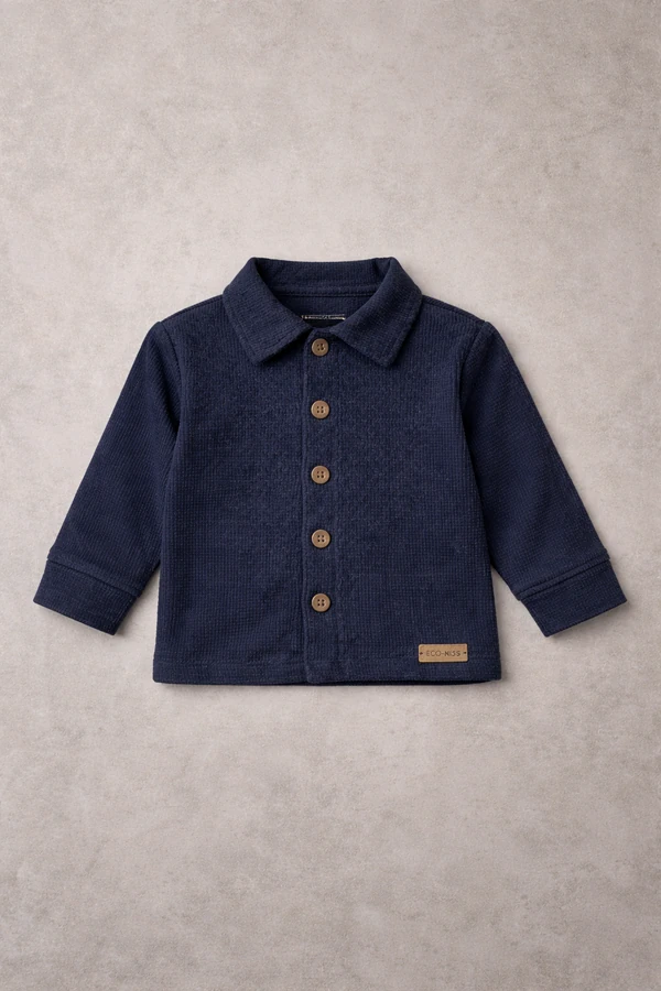 Camiseta/Jaqueta Botões Amadeirados