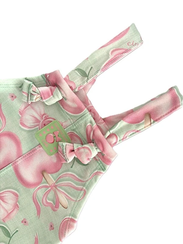 CONJUNTO BODY E SALOPETE