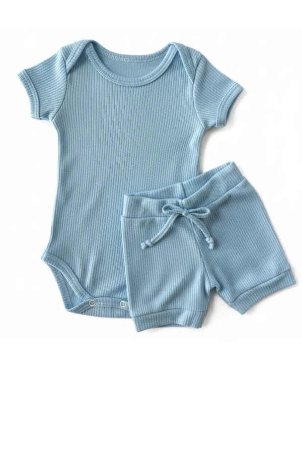 Body Canelado Infantil 100% Algodão Bebê