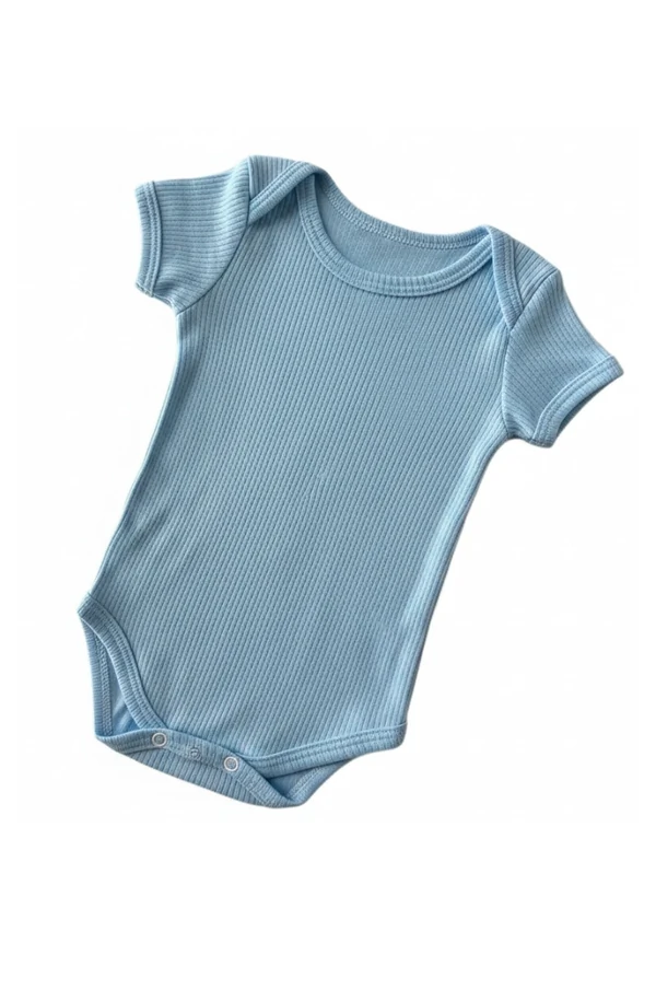 Body Canelado Infantil 100% Algodão Bebê