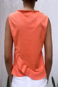 Blusa Cropped Lotus Suede