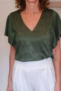 Blusa Margot Suede