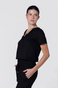 Blusa Wing Suede