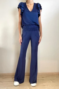 Calça Flare Bergamo Suede