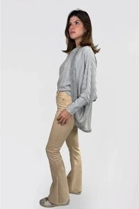 Calça Flare Vital Suede Grosso