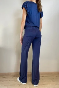 Calça Flare Bergamo Suede