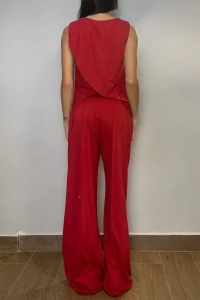 Blusa Cropped Transpassado Suede