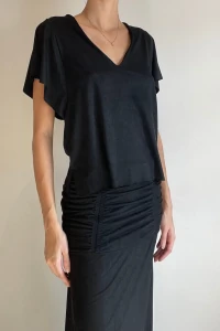 Blusa Margot Suede