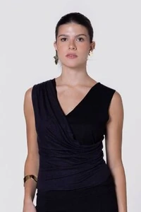 Blusa Cropped Eternal Suede Natura