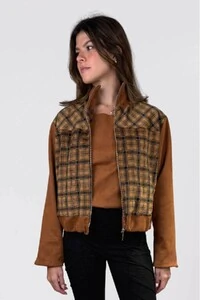 Jaqueta Origem Bomber Xadrez