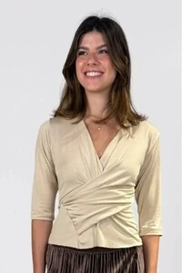 Blusa Lumen Drapê Daylily