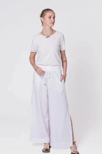 Calça Pantalona Prism Linho