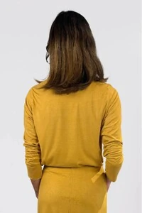 Blusa Elipse Babado Suede