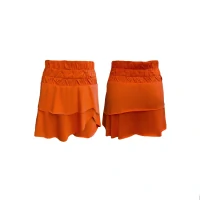 Short Saia 3 Elásticos Suede