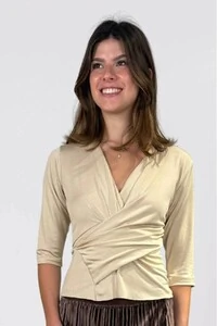 Blusa Lumen Drapê Daylily