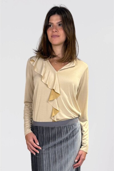 Foto Blusa Elipse Babado Daylily
