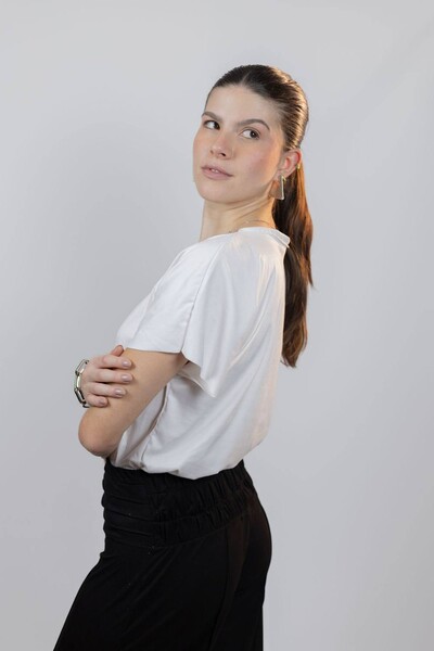 FotoBlusa Manga Larga Suede