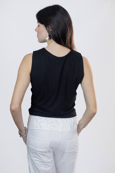 FotoBlusa Cropped Zara Suede