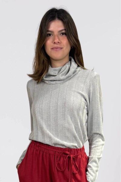 Foto Blusa Impulso Gola Drapê