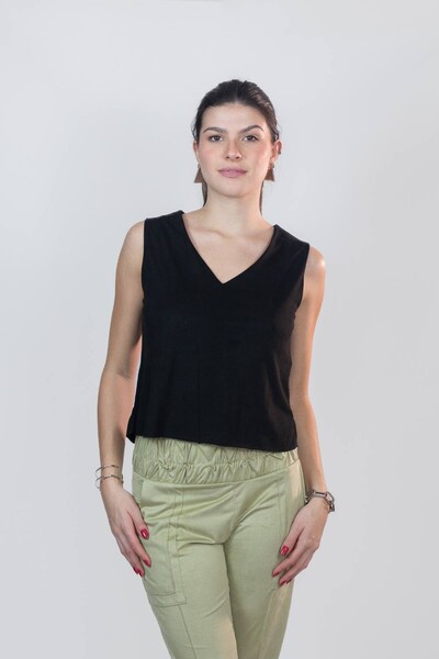 Foto Blusa Cropped Lotus Suede
