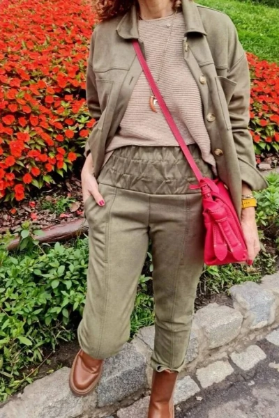 FotoJaqueta Cropped Positano Suede Grosso