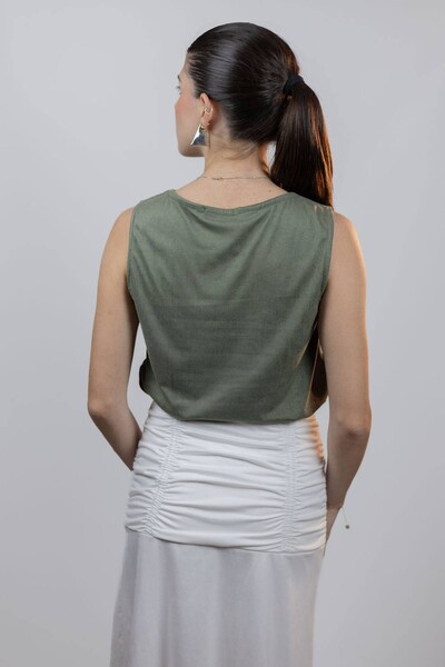 FotoBlusa Cropped Naline Suede