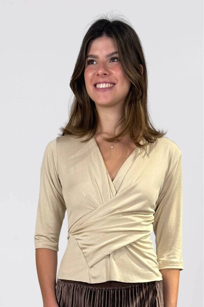 FotoBlusa Lumen Drapê Daylily