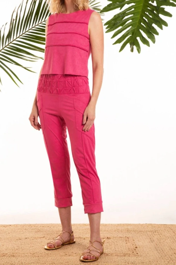 Calça Capri Luca Suede