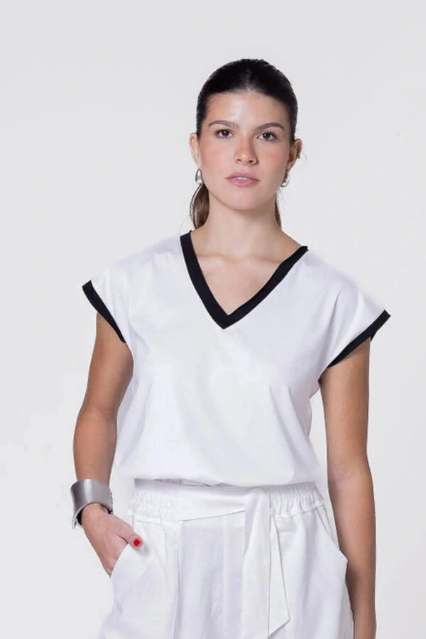 Blusa Bloom Suede