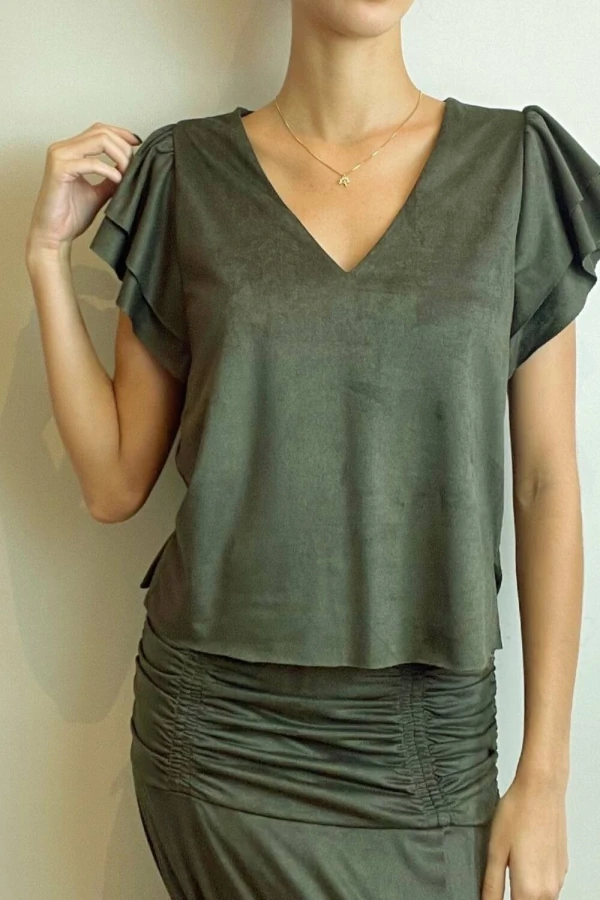 Blusa Aquila Suede