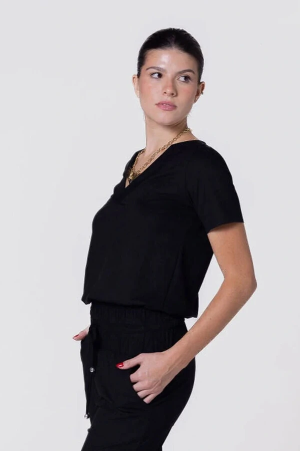 Blusa Wing Suede