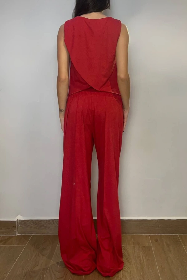 Blusa Cropped Transpassado Suede