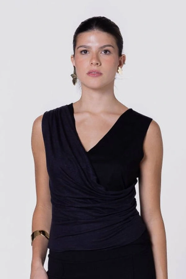Blusa Cropped Eternal Suede Natura