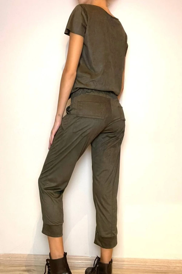 Calça Capri Luca Suede