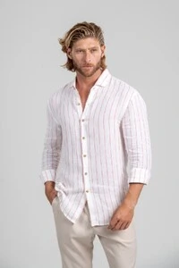 Camisa Amalfi 100% linho - Linha Resort